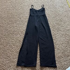 Elegant BooHoo Black Women's Jumpsuit